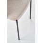 Cadeira spisestol i beige stoff + Tekstilrens for mbler