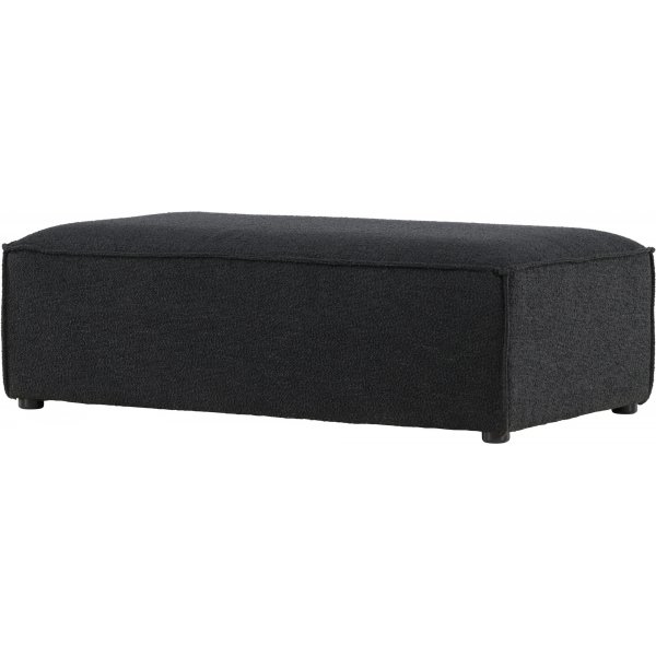 Gillholmen puff - Svart boucle Gillholmen puff - Svart boucle