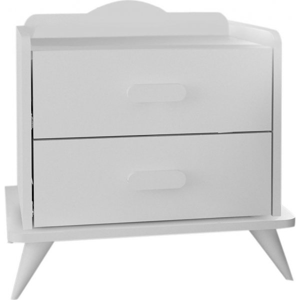 Andaz nattbord - Hvit
