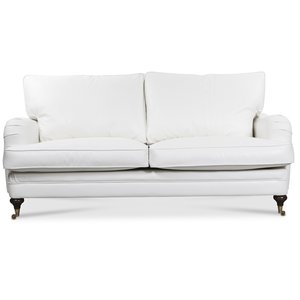 Howard London Premium 4-seters rett sofa - Hvit PU Howard London Premium 4-seters rett sofa - Hvit PU