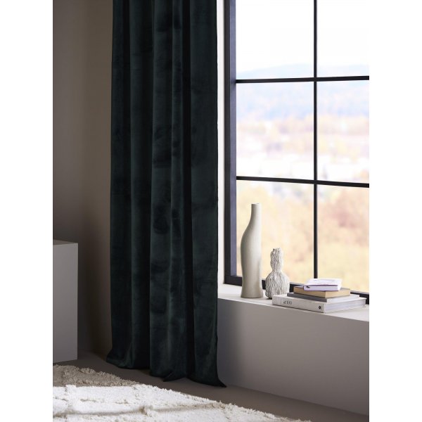 Elise gardin 2-pakning 2 x 135 x 280 cm - Flaskegrønn Elise gardin 2-pakning 2 x 135 x 280 cm - Flaskegrønn