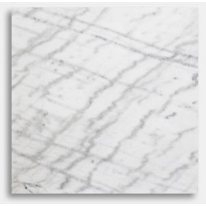 Hvit marmorplate 27x27x65cm