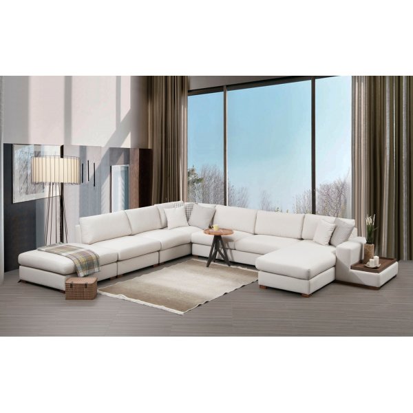 Loke u-sofa - Beige
