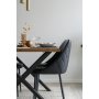 Rafa lysestake - Brun marmor/messing
