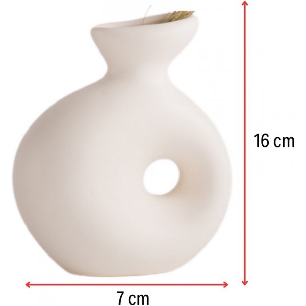 Delta vase - Off-white Delta vase - Off-white