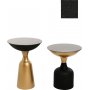 Chalice sidebord sett 46/56 cm - Gull/svart