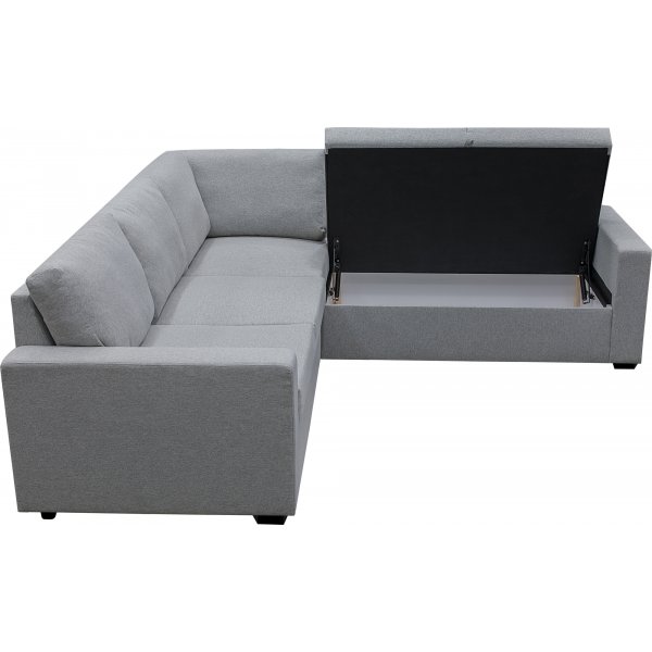 Sovesofa Belissa frem oppredet hjørnesofa - lysgrå Rocco + Flekkfjerner for møbler Sovesofa Belissa frem oppredet hjørnesofa - lysgrå Rocco + Flekkfjerner for møbler
