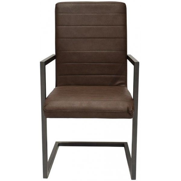 Toscana Veggmontert med Karm - Brun vintage läder look Toscana Veggmontert med Karm - Brun vintage läder look