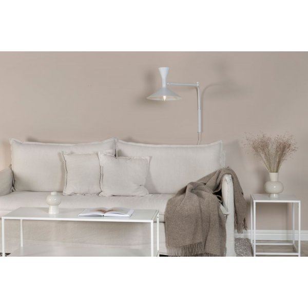 Strängnäs vegglampe - Hvit Strängnäs vegglampe - Hvit