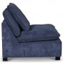Lenestol Gabby XL - Denimbl kordflyel