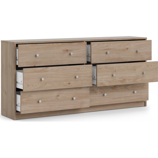 mai kommode med 6 skuffer - Hickory mai kommode med 6 skuffer - Hickory