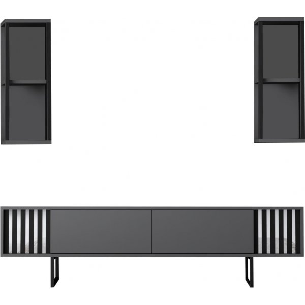 Erki TV-stativ - Antrasitt/svart Erki TV-stativ - Antrasitt/svart