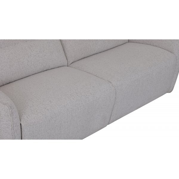 Elektrisk lenestol 3-seters sofa - Lys bouclè Elektrisk lenestol 3-seters sofa - Lys bouclè