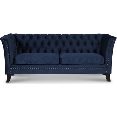Chesterfield Liverpool 2-seter sofa - Bl flyel