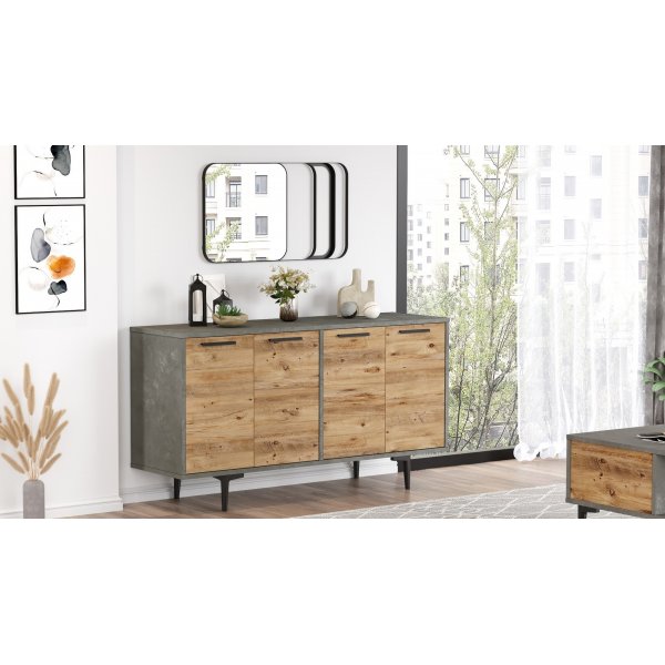 Mels skjenk - Furu/gr