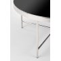 Gunhild salongbord 82 cm - Sort/krom
