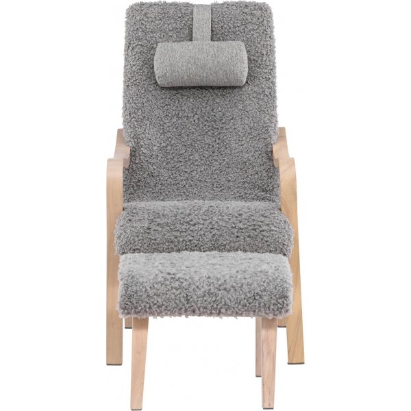 Fårö lenestol - Lys grå/Whitewash Fårö lenestol - Lys grå/Whitewash