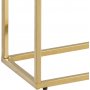 Alisma konsollbord 110 cm - Hvit marmor/gull