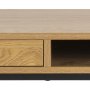 Seaford skrivebord 110 cm - Eik/svart