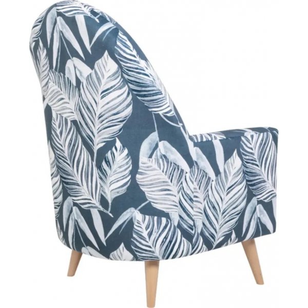 Emilly lenestol - Blå/hvit Emilly lenestol - Blå/hvit