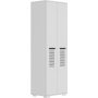 Asimo garderobe 60 x 44,6 x 183 cm - Hvit