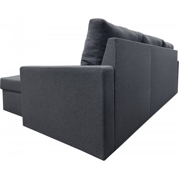 Dream divansofa med sengefunksjon og oppbevaring - Mørk grå Dream divansofa med sengefunksjon og oppbevaring - Mørk grå