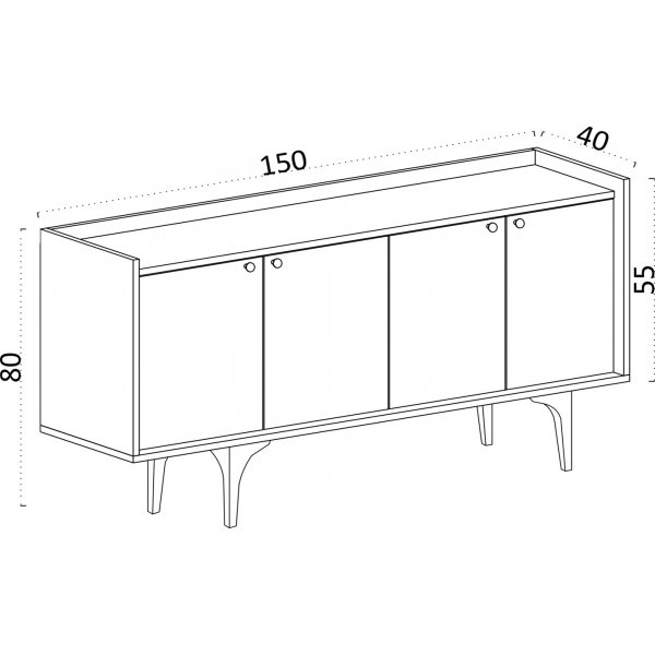 Navi skjenk - Safir eik Navi skjenk - Safir eik