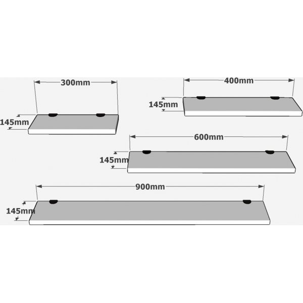 Waldorf vegghylle - Svart Waldorf vegghylle - Svart
