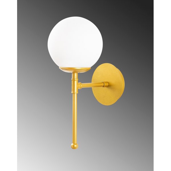 Mudoni vegglampe 953 - Gull/hvit