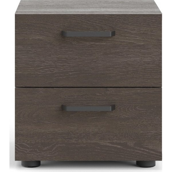 Dallas nattbord - M�rkebrunt