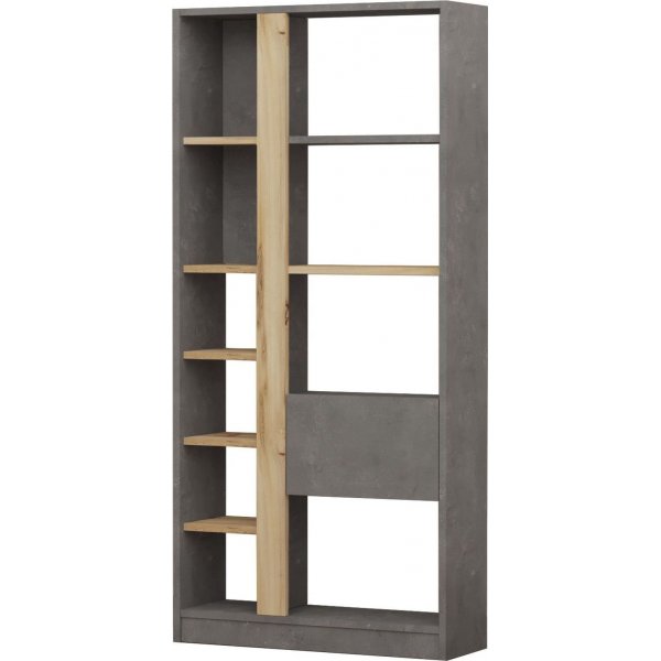 Luvio bokhylle 21 - Eik/s�lv