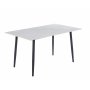 Inez spisebord med keramisk hvit matt marmor - 140x80 cm Inez spisebord med keramisk hvit matt marmor - 140x80 cm
