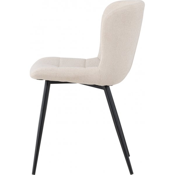 Lily spisestuestol - Beige/Sort Lily spisestuestol - Beige/Sort