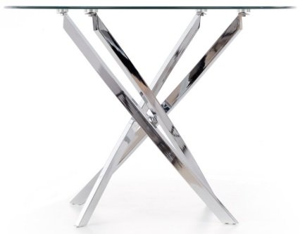 Trend 4 bord - Glass/Krom + Møbelføtter Trend 4 bord - Glass/Krom + Møbelføtter