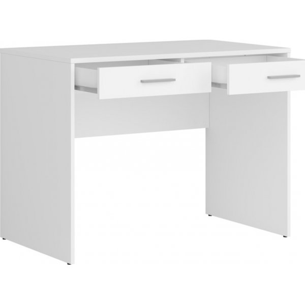 Nepo Plus skrivebord med 2 skuffer 100 x 59 cm - Hvit Nepo Plus skrivebord med 2 skuffer 100 x 59 cm - Hvit