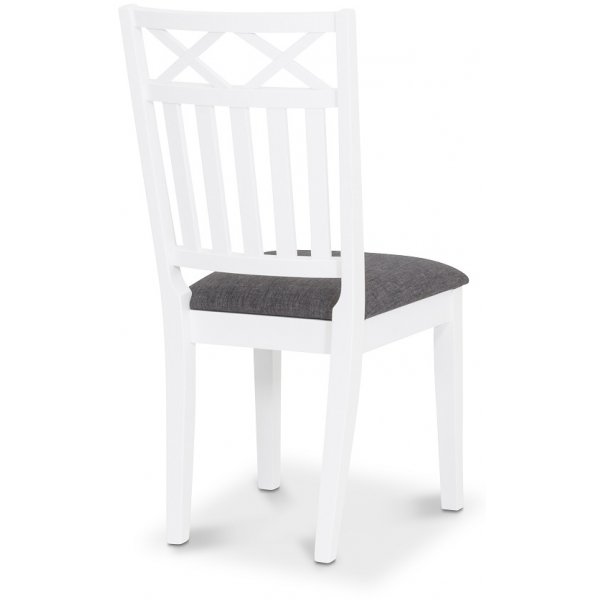 Herrgrd Wilmer spisestol - Hvit/ Gr