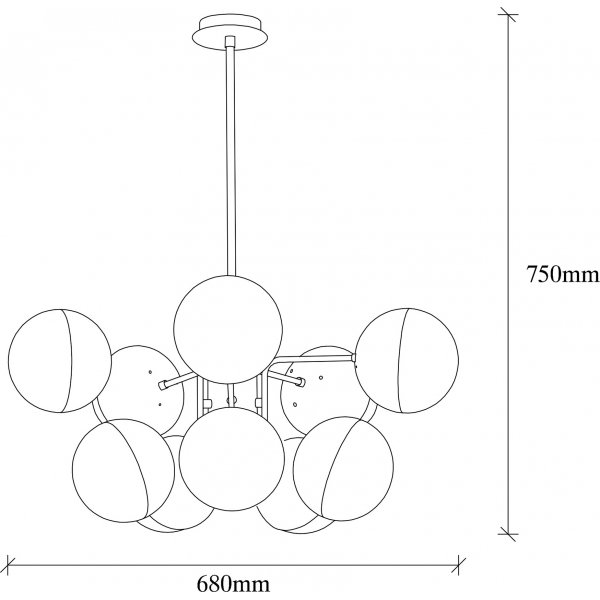 Karsholm taklampe 1272 - Sort Karsholm taklampe 1272 - Sort