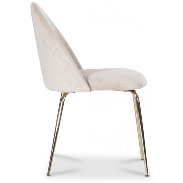 Plaza spisegruppe, marmorbord med 4 st Plaza fløyelstoler - Beige/Hvit/Messing + 2.00 x Møbelføtter Plaza spisegruppe, marmorbord med 4 st Plaza fløyelstoler - Beige/Hvit/Messing + 2.00 x Møbelføtter