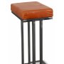 Calil barstol vintage - brunt skinn