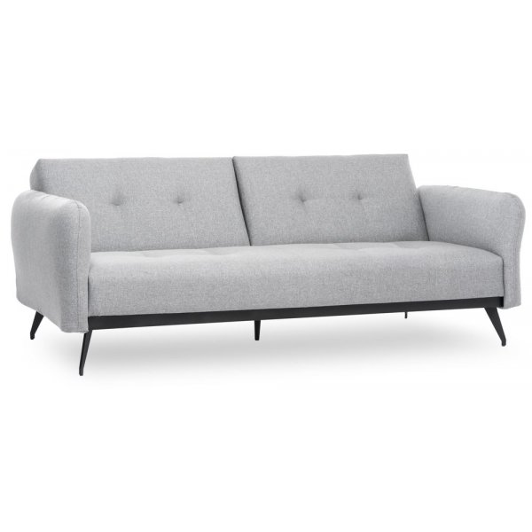 Sandbck 2-seter sovesofa - Lysegr/svart