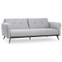 Sandbck 2-seter sovesofa - Lysegr/svart