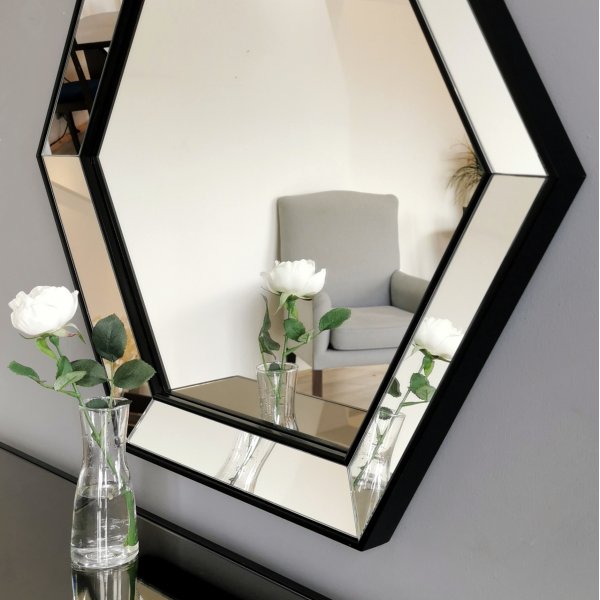 Alcantra speil 70 cm - S�lv