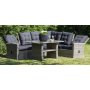 Orlando utembelgruppe hy rygg justerbar (2-H-2 + bord) - Gr kunstrotting