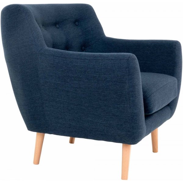 Monte lenestol - M�rk bl�/b�k