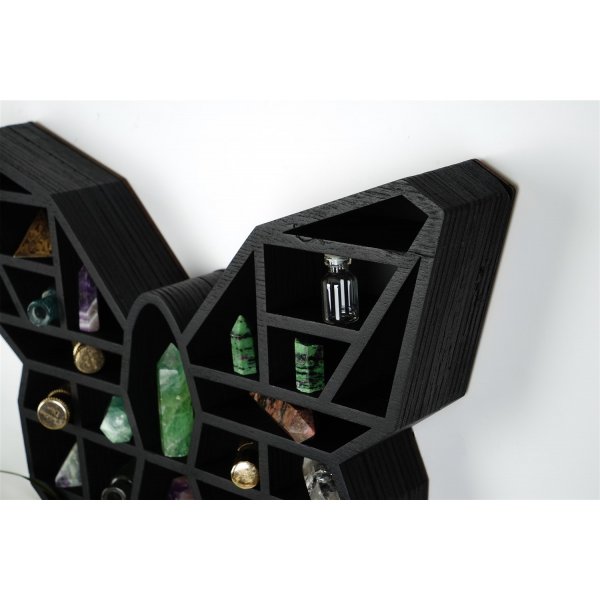 Kryptisk vegghylle 7 Sort Kryptisk vegghylle 7 Sort