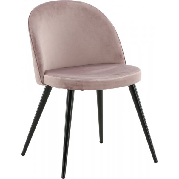 Alice spisestol - Rosa/svart
