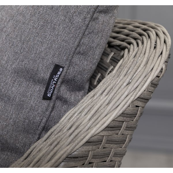 Miami utegruppe i kunstrotting - Gråbeige Miami utegruppe i kunstrotting - Gråbeige