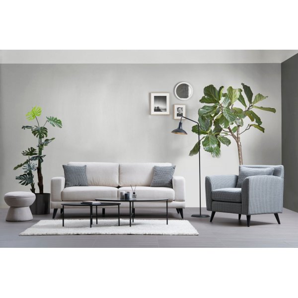 Nordic 3-seters sofa - Beige Nordic 3-seters sofa - Beige