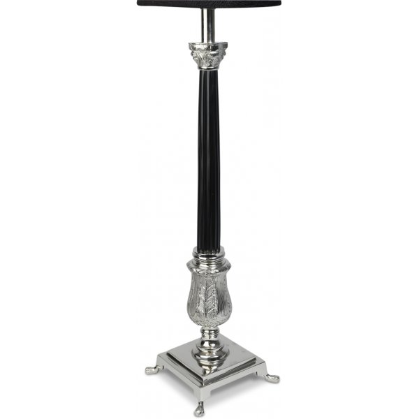 Piff lampefot H74 cm - Svart / Slv