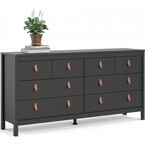 Madrid bred kommode - Sort